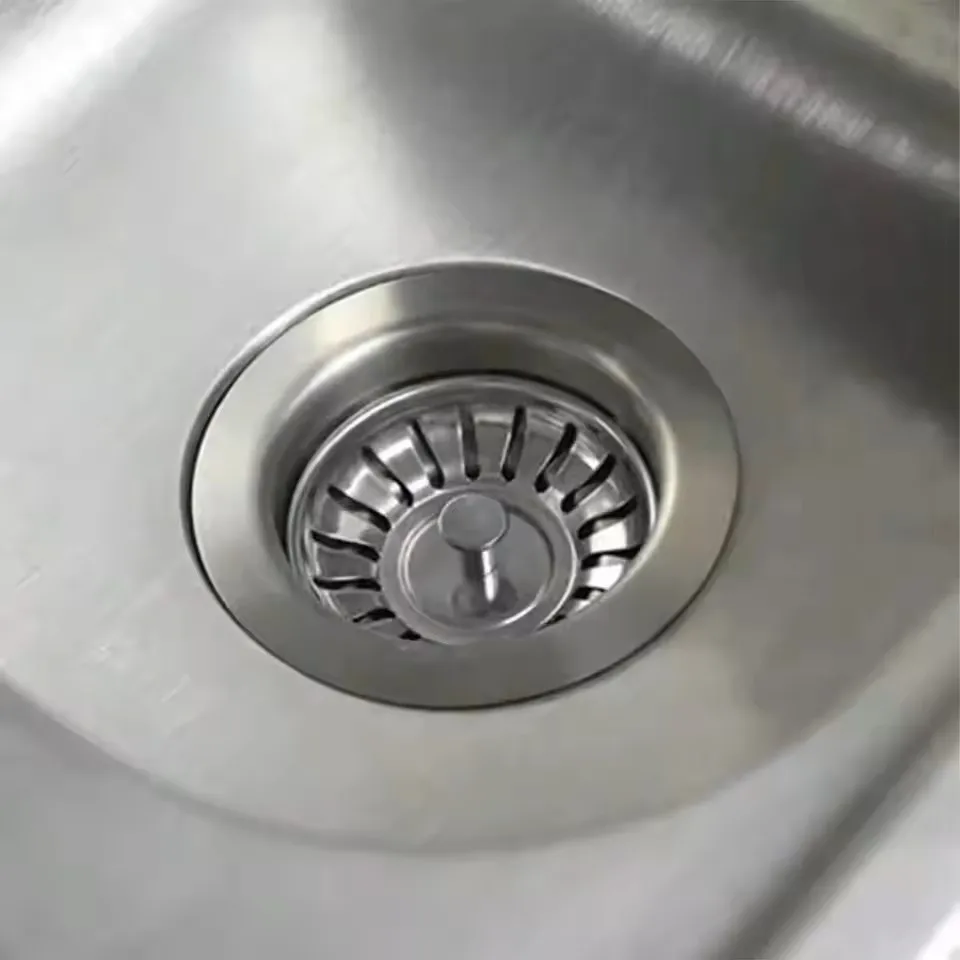 ステンレス鋼シンクストレーナープラグキッチン廃棄物排水フィル - Commercial Kitchen Bin のレビューと価格