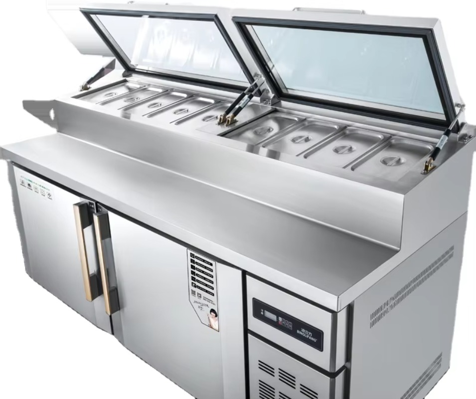 業務用ワークトップ冷蔵庫冷凍庫、急速冷却、省エネ、ステンレス - Commercial Kitchen Worktops のレビューと価格