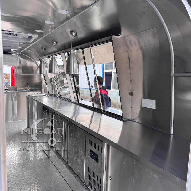 ステンレス製移動式キッチンカート 屋外フードトレーラー 商業 - Commercial Kitchen Worktops のレビューと価格