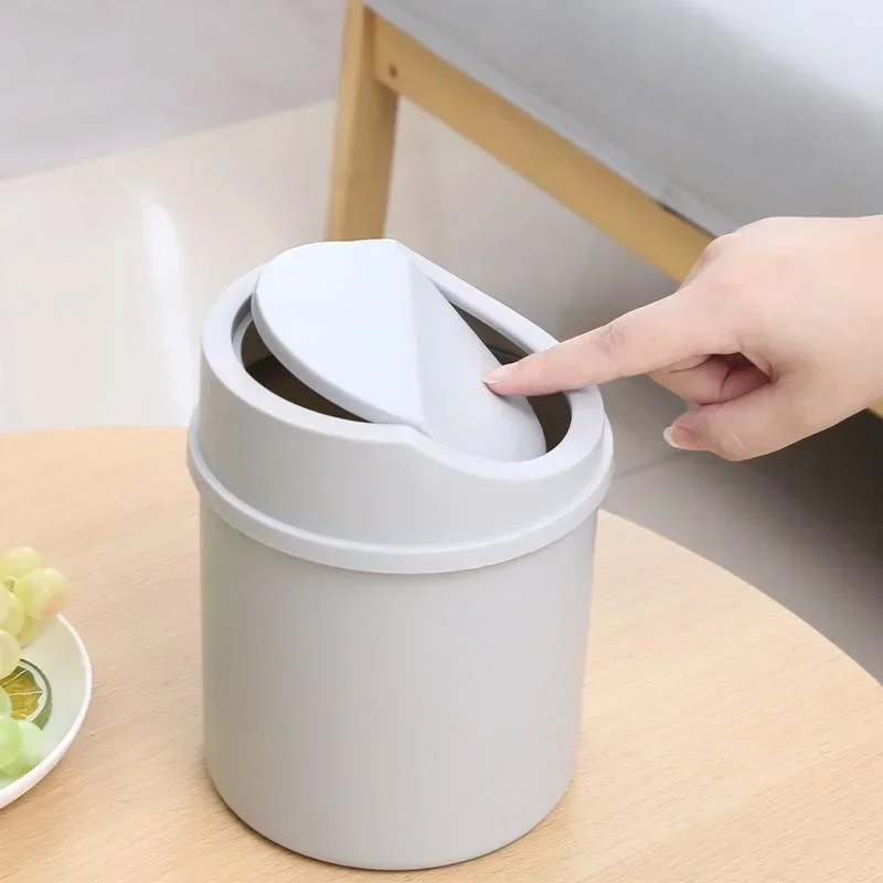 ミニデスクトップゴミ箱（蓋付き）ゴミ箱オーガナイザー寝室オフ - Commercial Kitchen Bin のレビューと価格