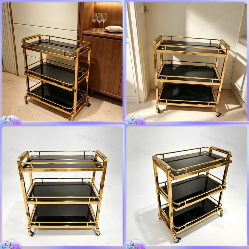 ステンレス製3段式移動式キッチンワゴン、業務用レストラン、フ - Commercial Kitchen And Bar のレビューと価格
