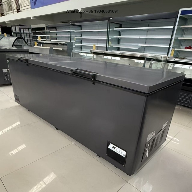 業務用ダブルドア式水平型大型冷凍庫。家庭用およびスーパーマー - Commercial Chest Freezer のレビューと価格