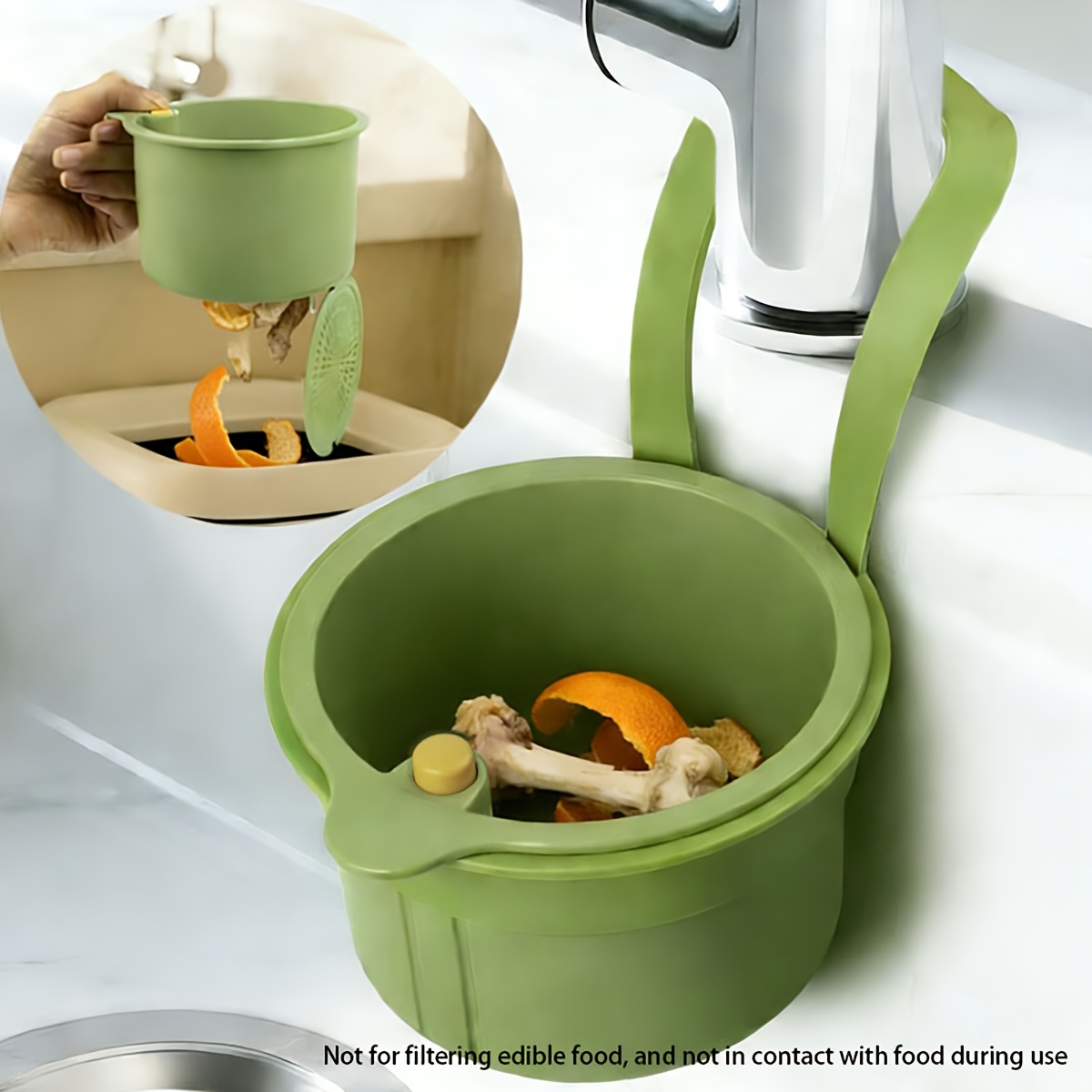 持ち運び可能な吊り下げ式シンク用食品廃棄物フィルターバスケッ - Commercial Kitchen Bin のレビューと価格